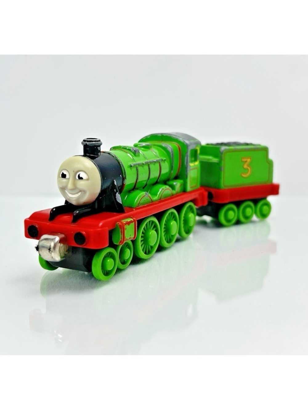 Thomas & Friends Henry & Tender Take n Play 2002 Diecast Metal Train Toy #3